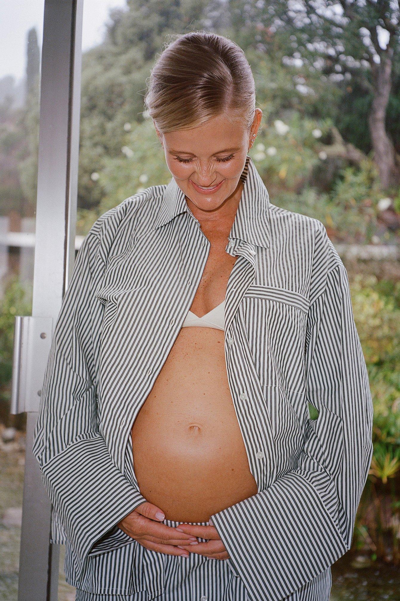 Oversized Striped Shirt Product Image