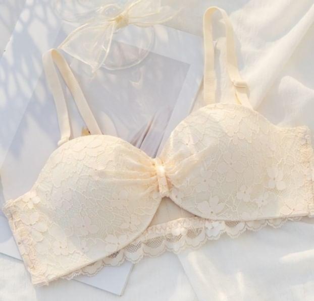 Floral Lace Wireless Bra / Panty / Set Product Image