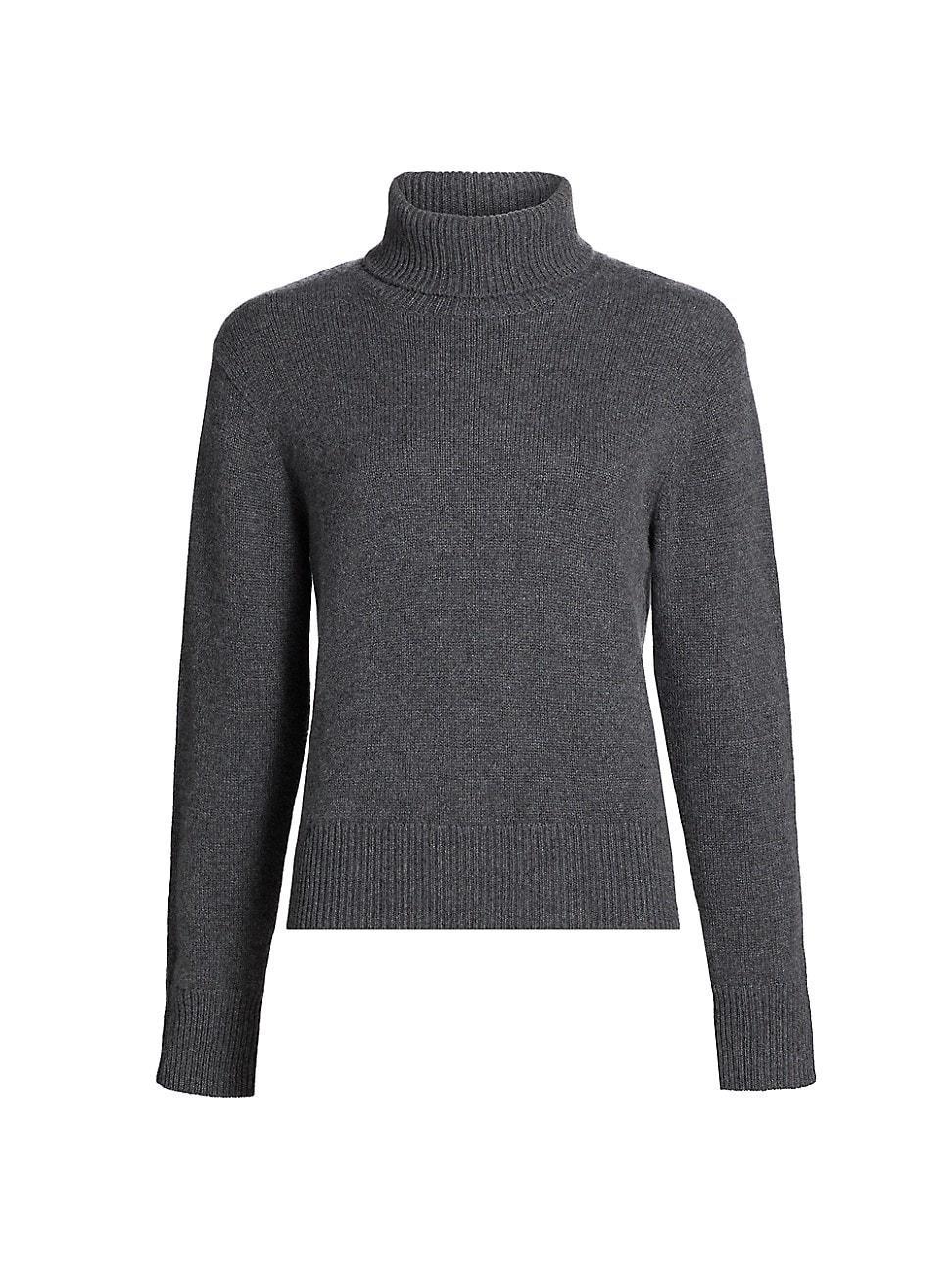 Womens Cashmere Turtleneck Sweater product image