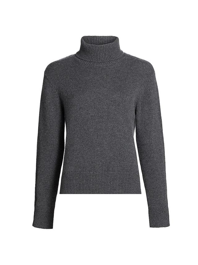 Womens Cashmere Turtleneck Sweater Product Image