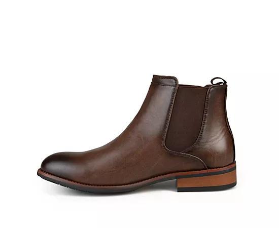 Vance Co. Landon Mens Chelsea Boots Blue Product Image