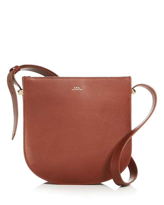 A.p.c. Geneve Small Leather Hobo Bag - Female Product Image