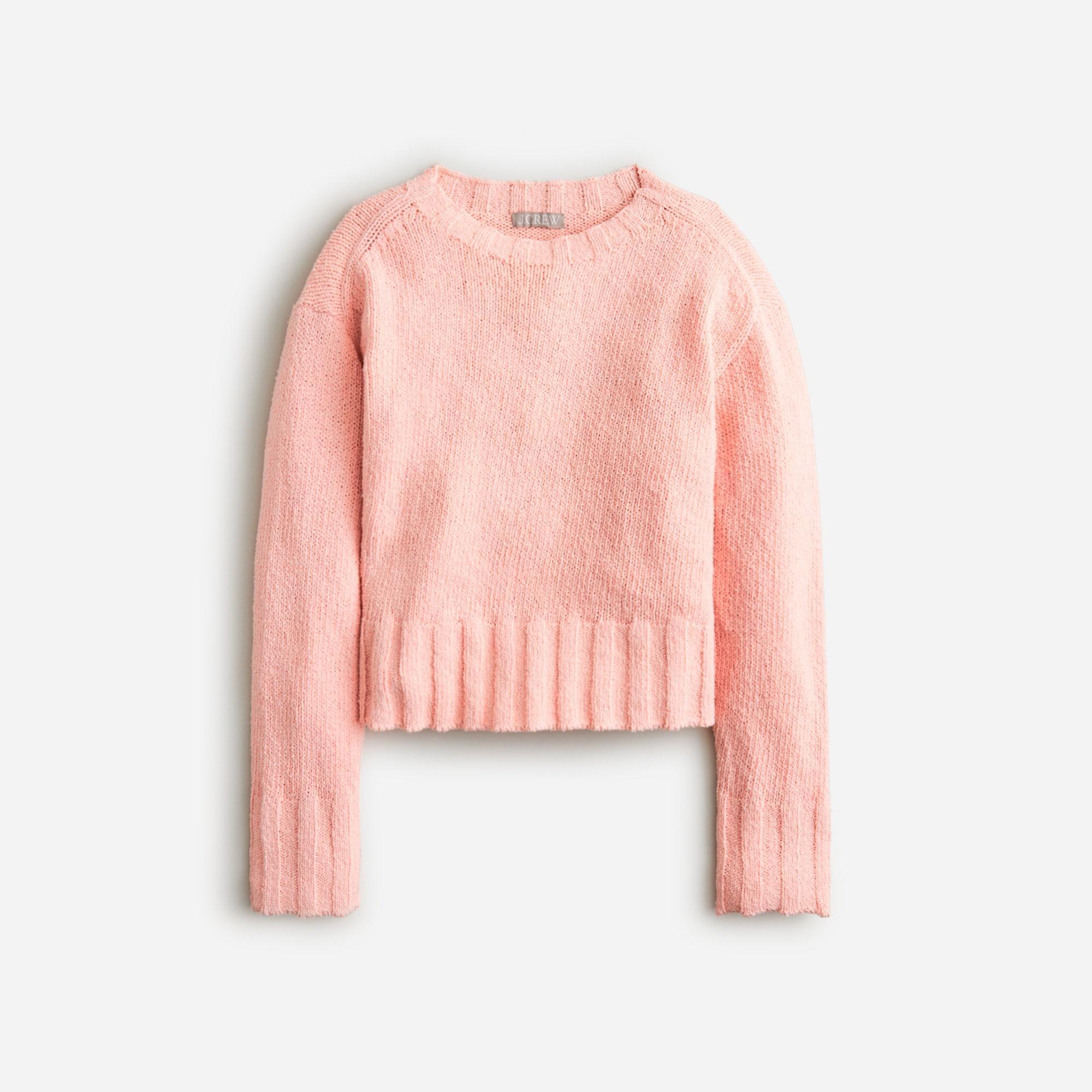 Relaxed crewneck beach sweater Product Image