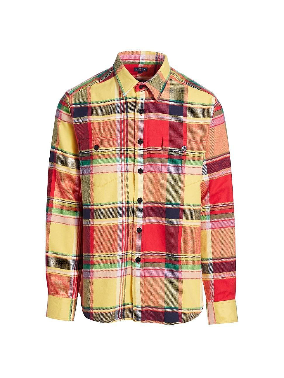 Mens Plaid Flannel Shirt Product Image