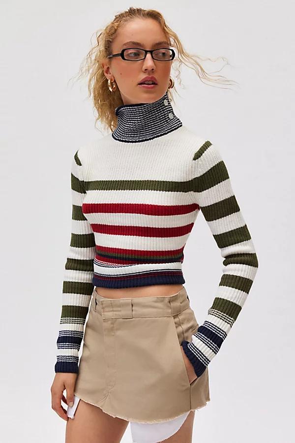 BDG Grayson Buttoned Turtleneck Sweater Womens at Urban Outfitters Product Image