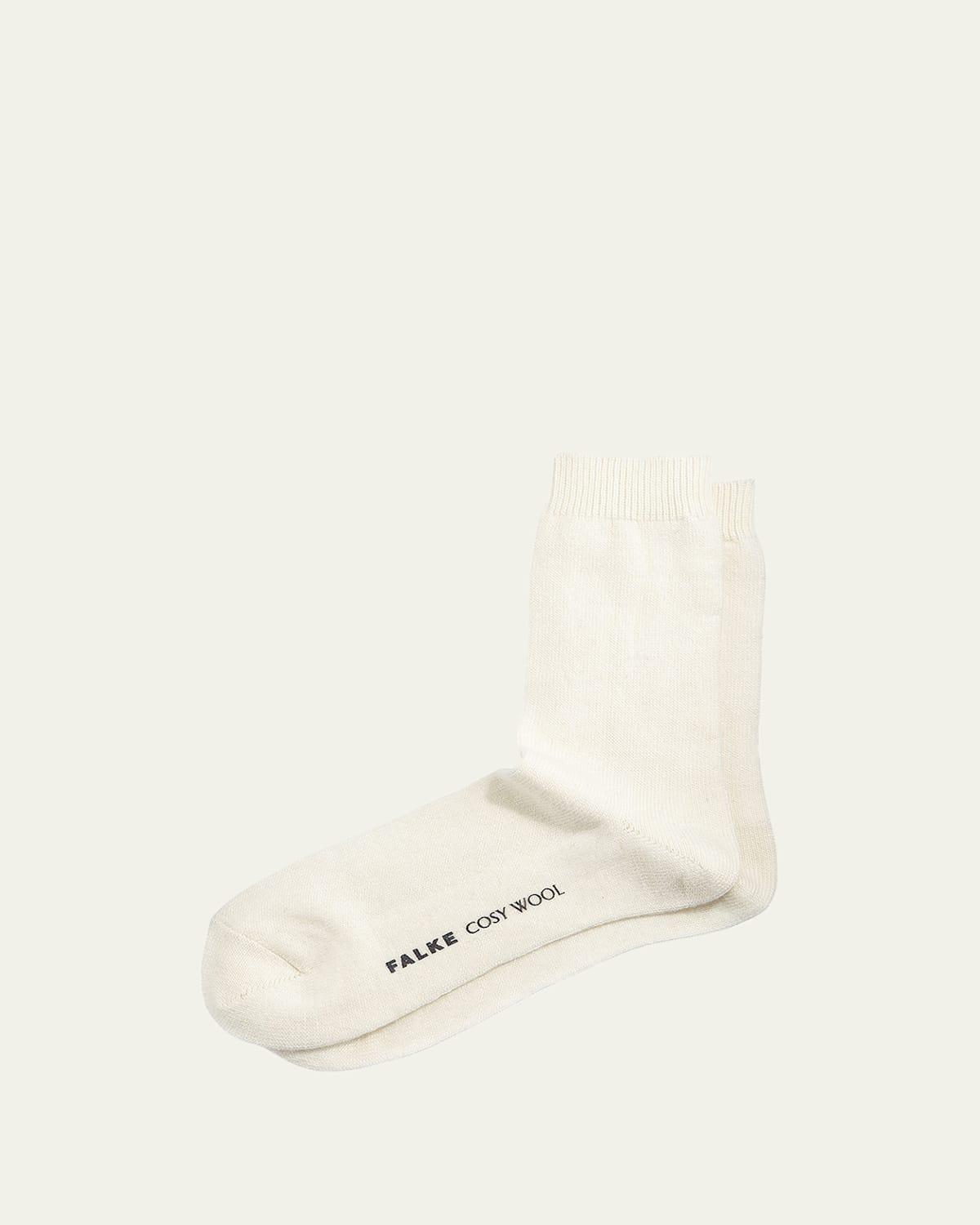 Cashmere & Wool-Blend Cozy Socks Product Image