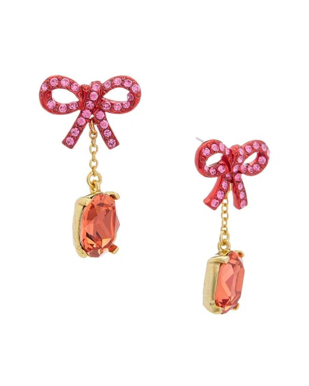 14k Bow Earrings In Multi Product Image