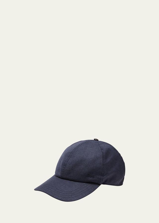 Mens 6-Panel Wool Baseball Hat Product Image