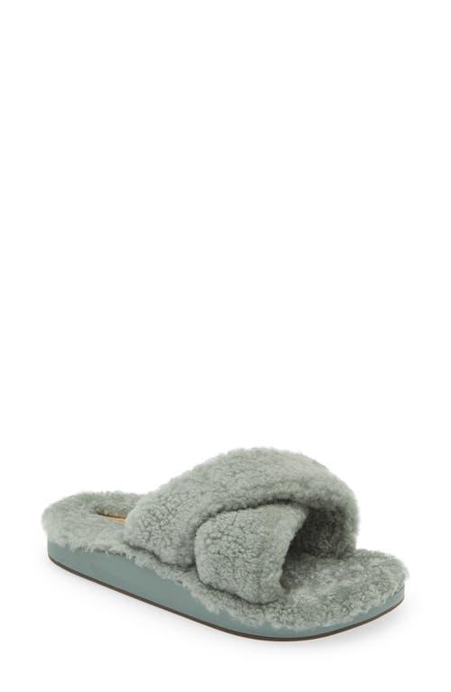 OluKai Hila Heu Genuine Shearling Slipper Product Image