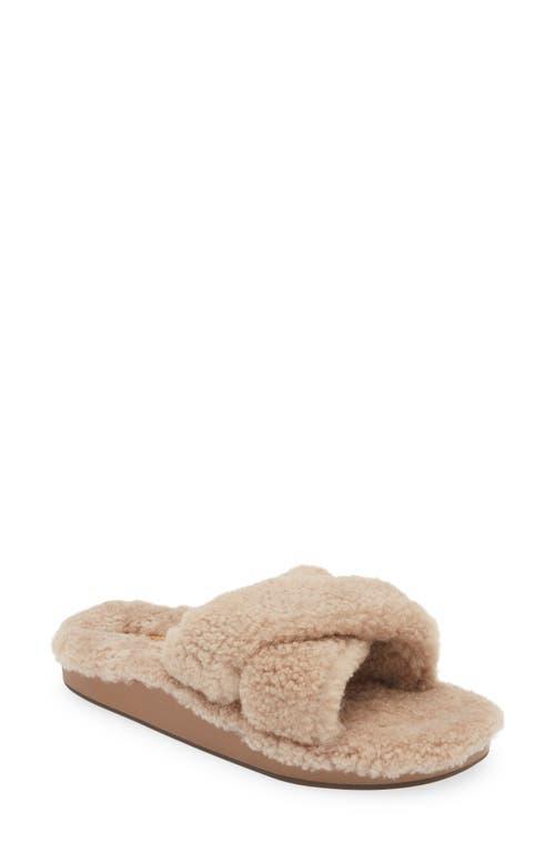 OluKai Hila Heu Genuine Shearling Slipper Product Image