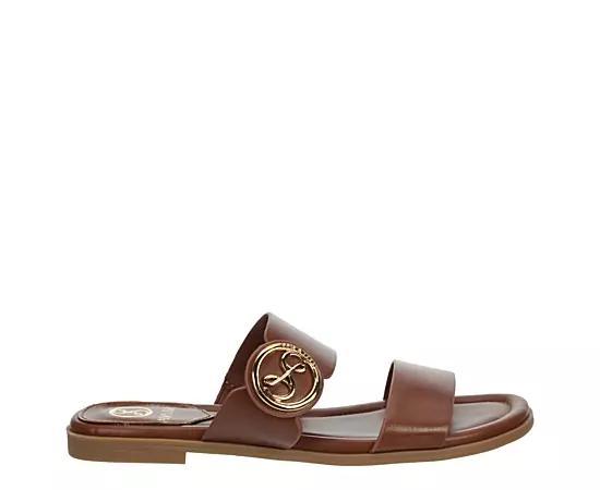 Sam & Libby Womens Tamora Flat Slide Slides Sandals Product Image