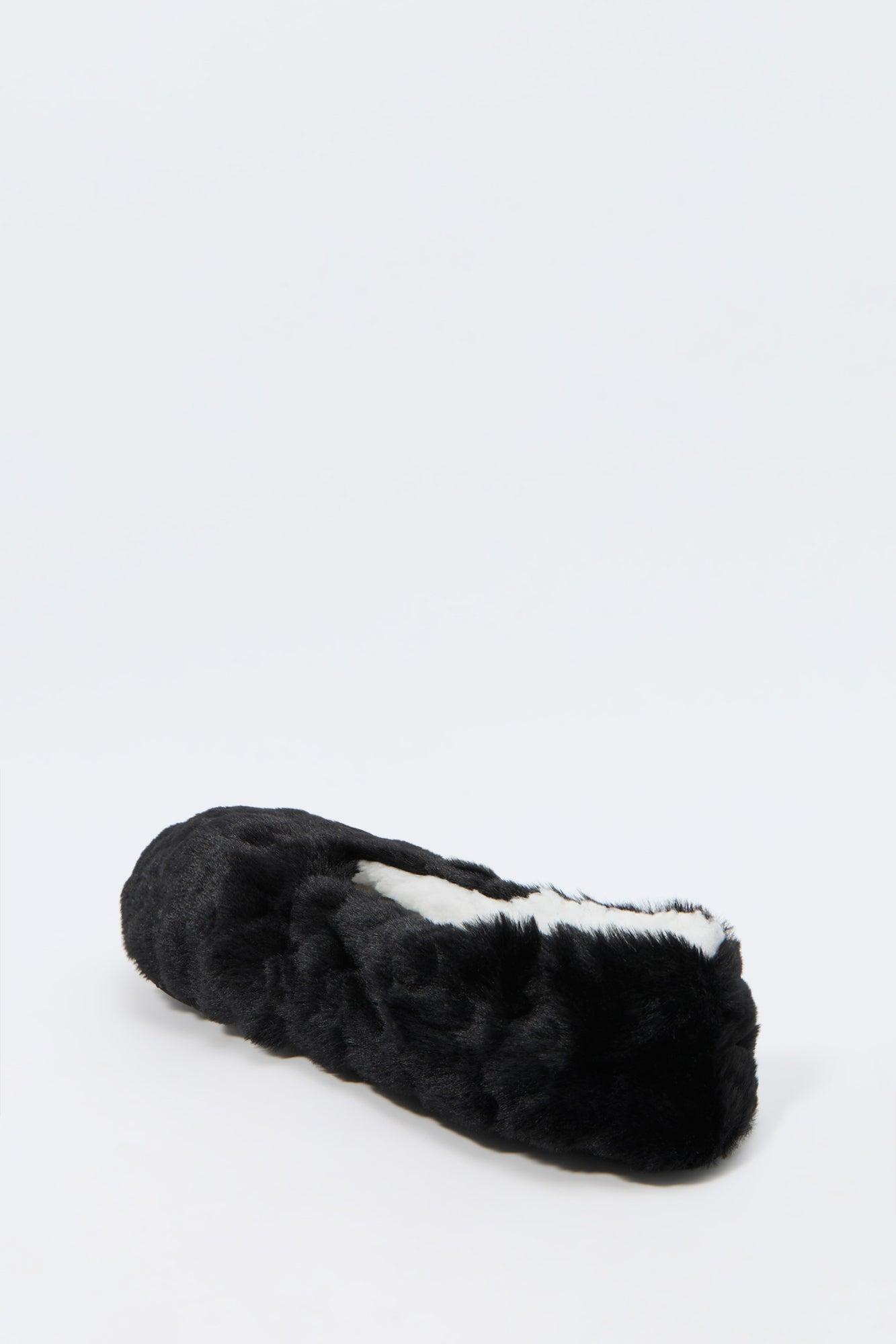 Faux-Fur Ballerina Slipper Female Product Image