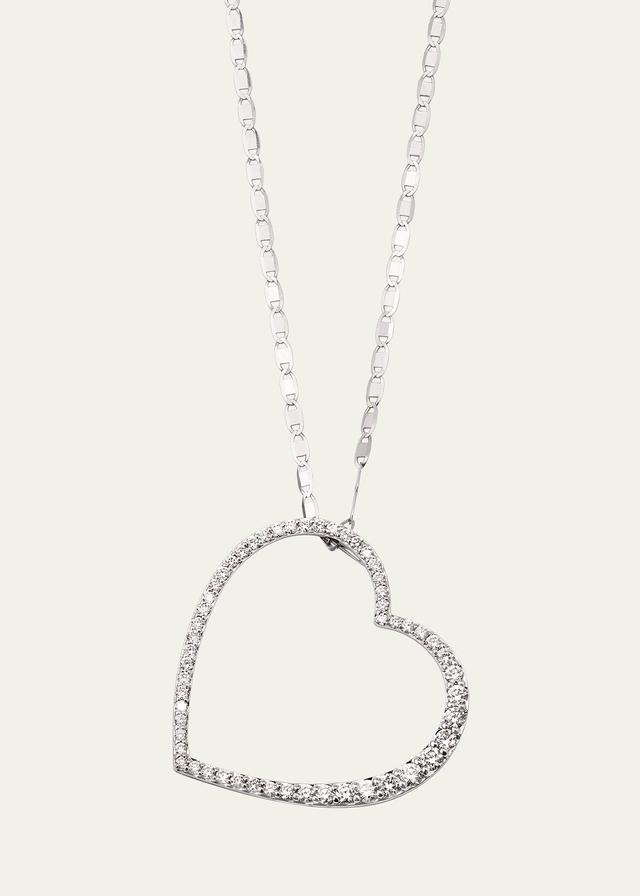 Lana Graduating Diamond Heart Pendant Necklace Product Image