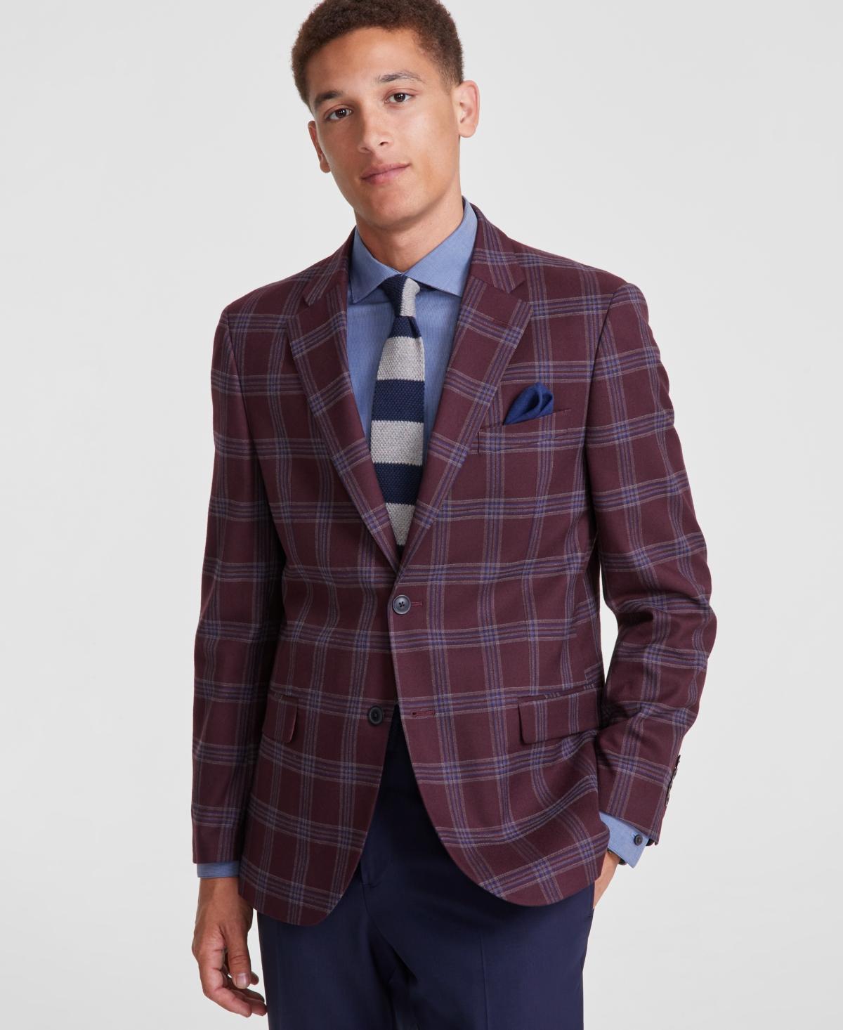 Nautica Mens Modern-Fit Pattern Sport Coat Product Image