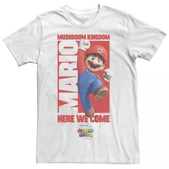 Mens The Super Mario Bros. Movie Mushroom Kingdom Here We Come Graphic Tee Product Image