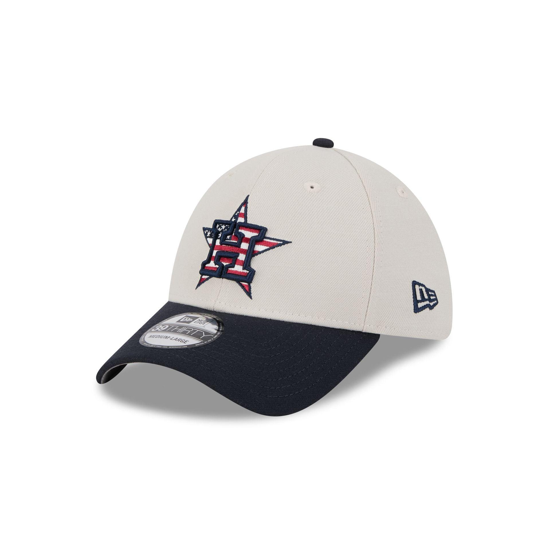 Houston Astros Independence Day 2024 39THIRTY Stretch Fit Hat Male Product Image