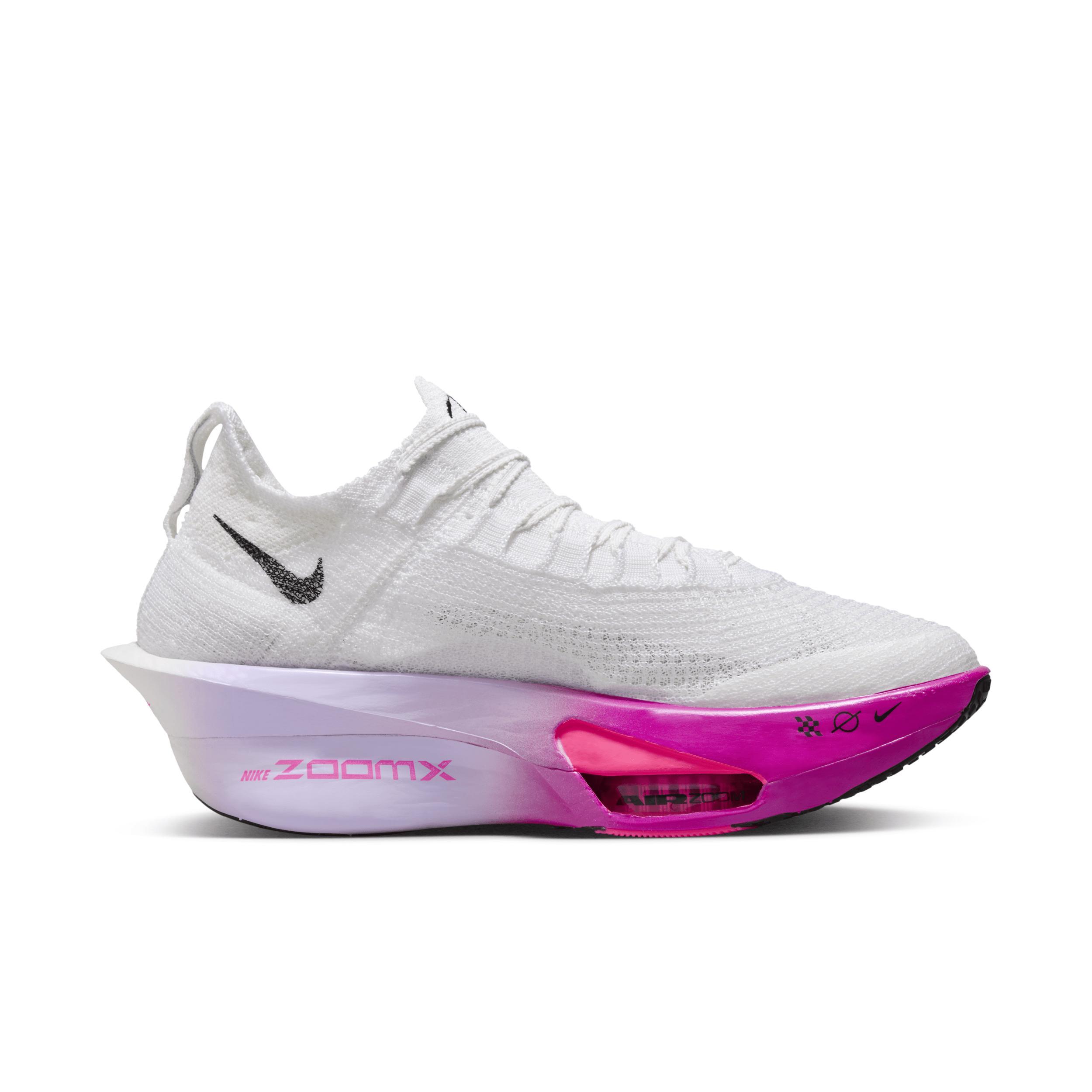 Nike Womens Nike Air Zoom Alphafly Next Flyknit 3 - Womens Running Shoes Purple/White Product Image