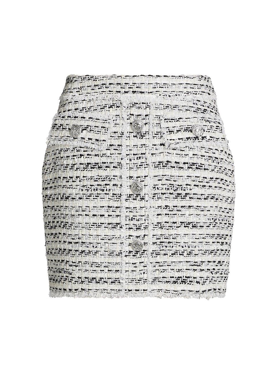 Womens Sandra Tweed Miniskirt Product Image