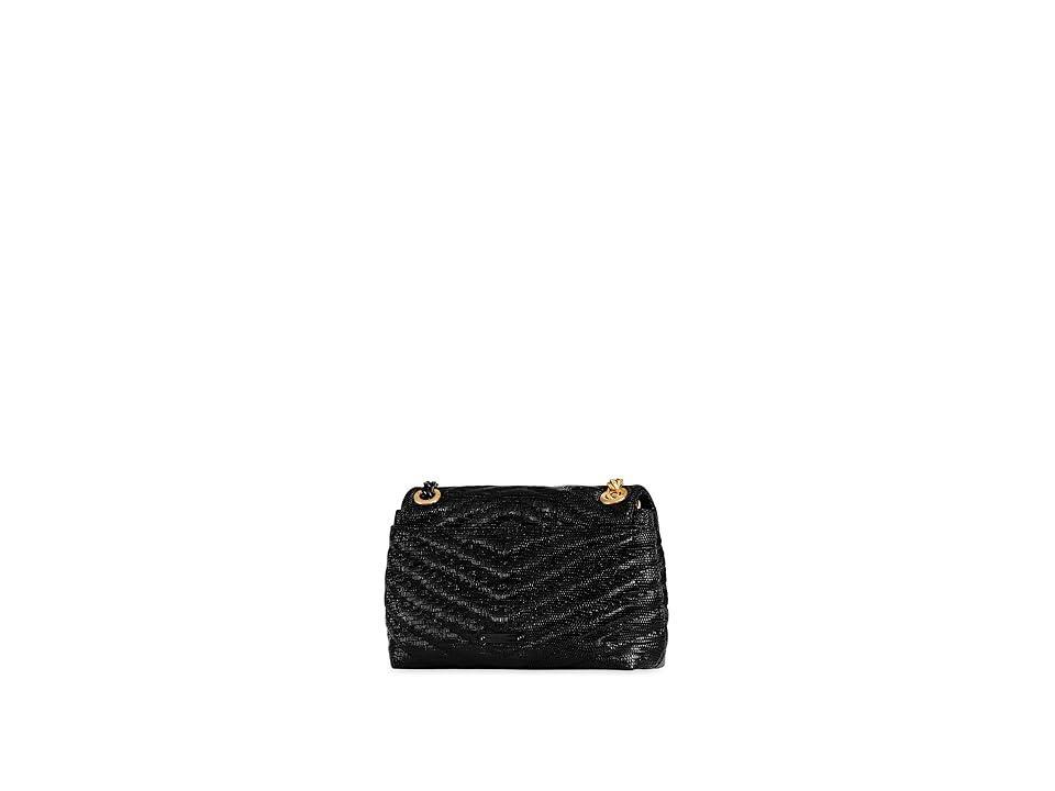 Womens Edie Embossed Leather Crossbody Bag Product Image