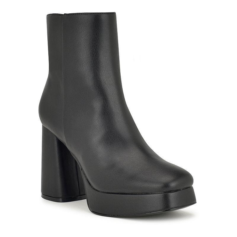 Nine West Velo Womens Flared Block Heel Dress Boots Product Image