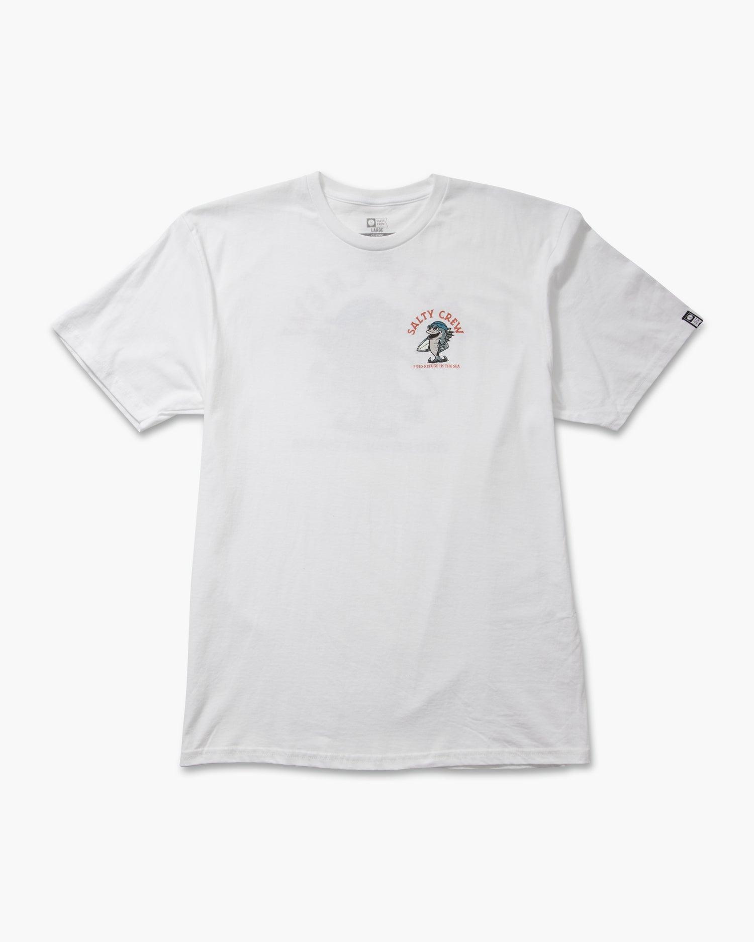 Free Surf White S/S Classic Tee Male Product Image