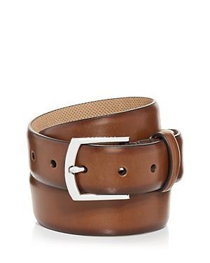 Cole Haan Lewis Burnished Leather Belt Product Image