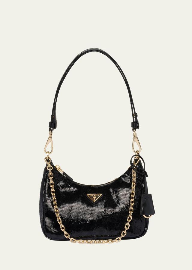 Womens Re-Nylon And Sequin Mini-Bag Product Image