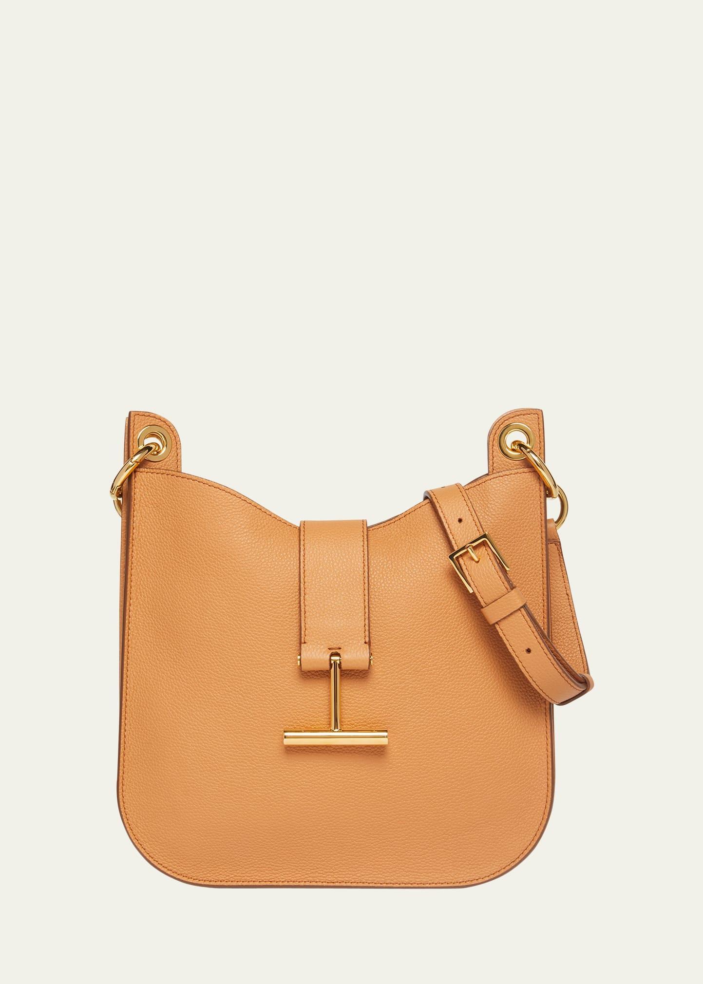 Tara Small Hobo Crossbody in Grained Leather Product Image