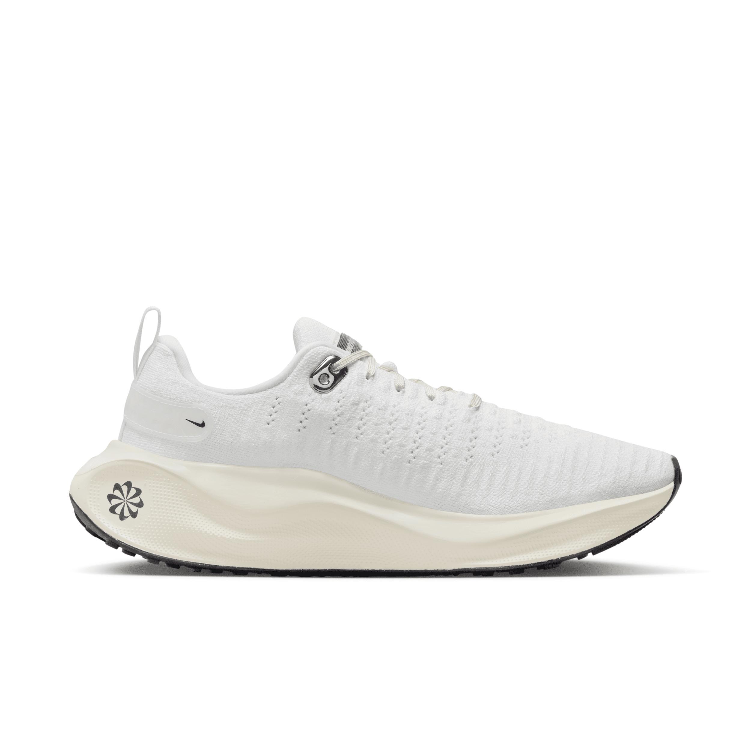 Nike Womens Nike React Infinity Run Flyknit 4 - Womens Running Shoes Chrome/White/Sail Product Image