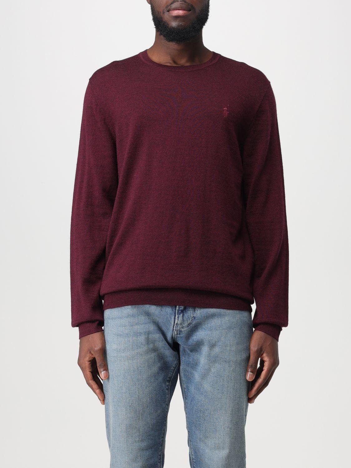 Pullover  Herren Farbe Burgunderrot In Burgundy Product Image