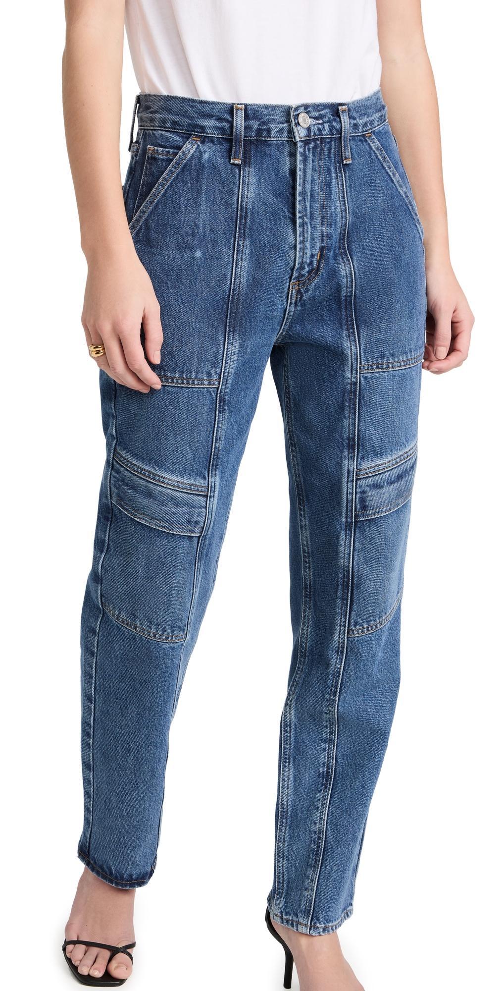 AGOLDE Cooper Cargo in Regulation - Denim-Dark. Size 27 (also in 25, 26, 28, 29, 30, 31, 32, 33, 34). Product Image