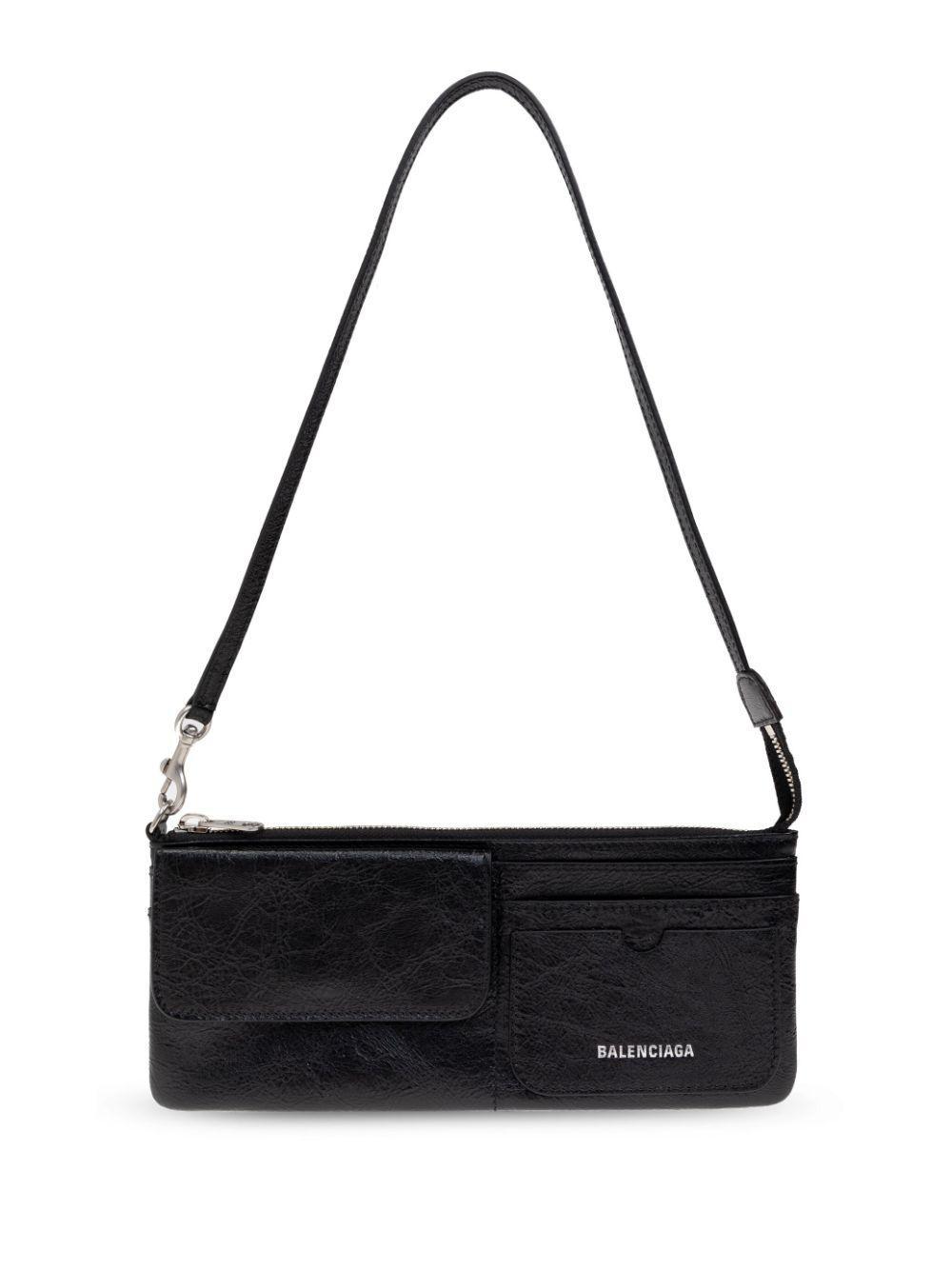 BALENCIAGA Superbusy Pouch In Black Product Image