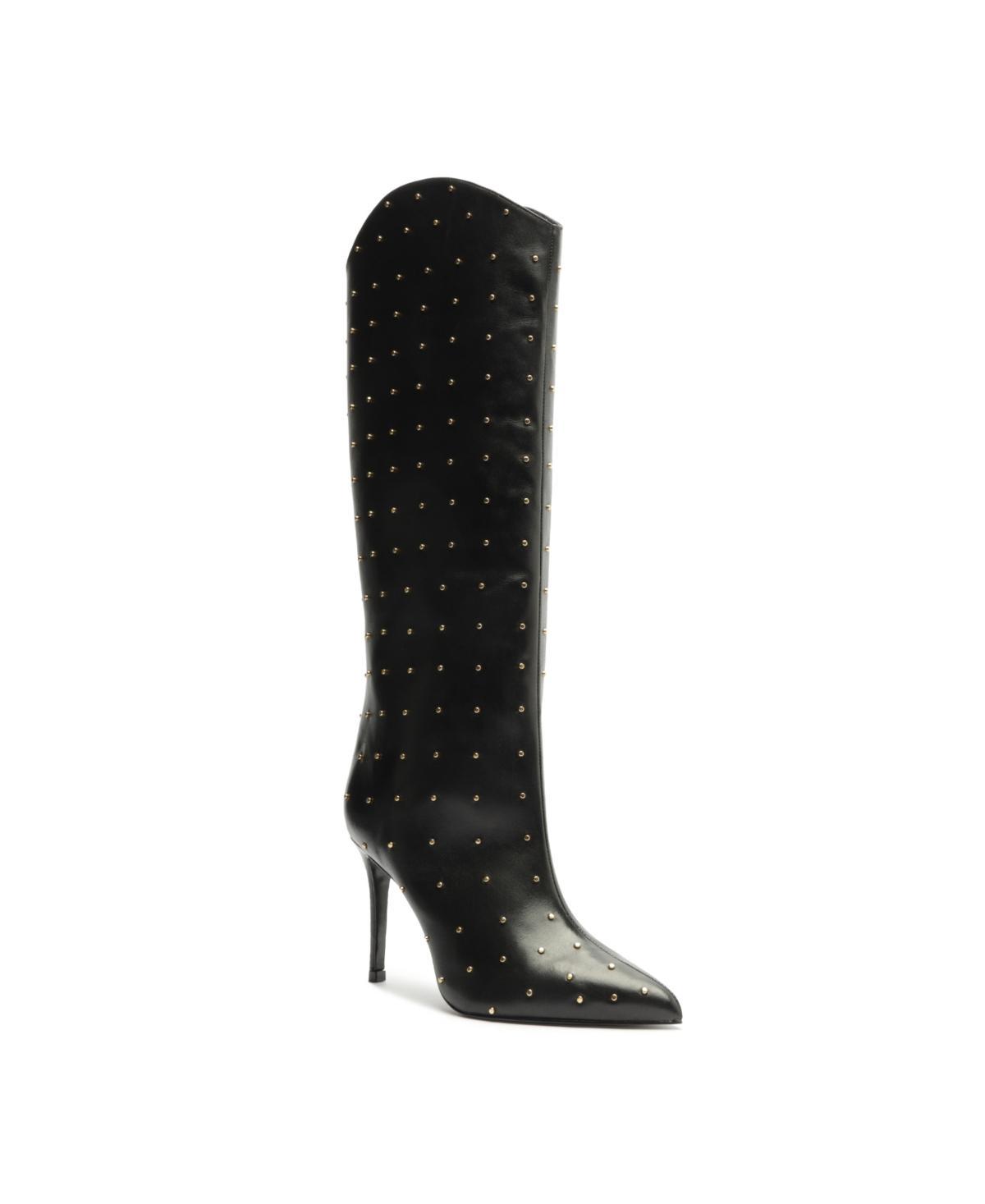 Womens Maryana 90MM Studded Leather Boots Product Image