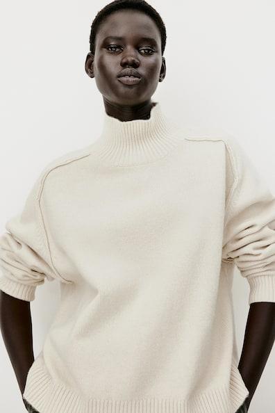 Mock Turtleneck Sweater Product Image