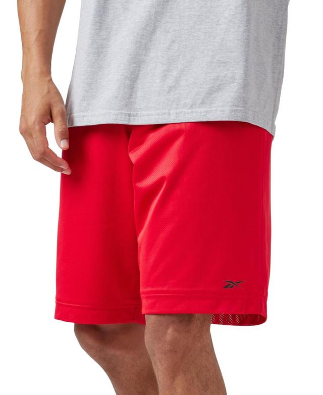 Reebok Mens Mesh Logo Basketball Shorts Product Image