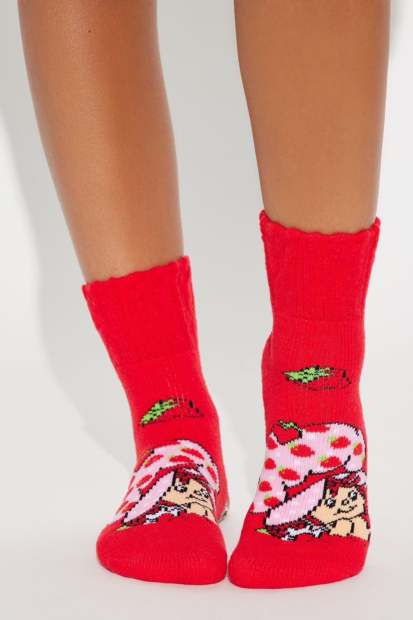 Strawberry Shortcake 2 Pack Socks - Pink/combo Product Image