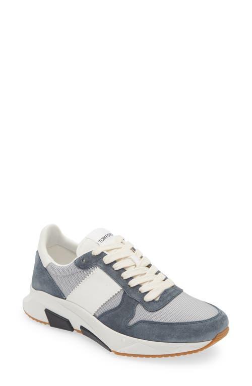 TOM FORD Jagga Mixed Media Low Top Sneaker Product Image