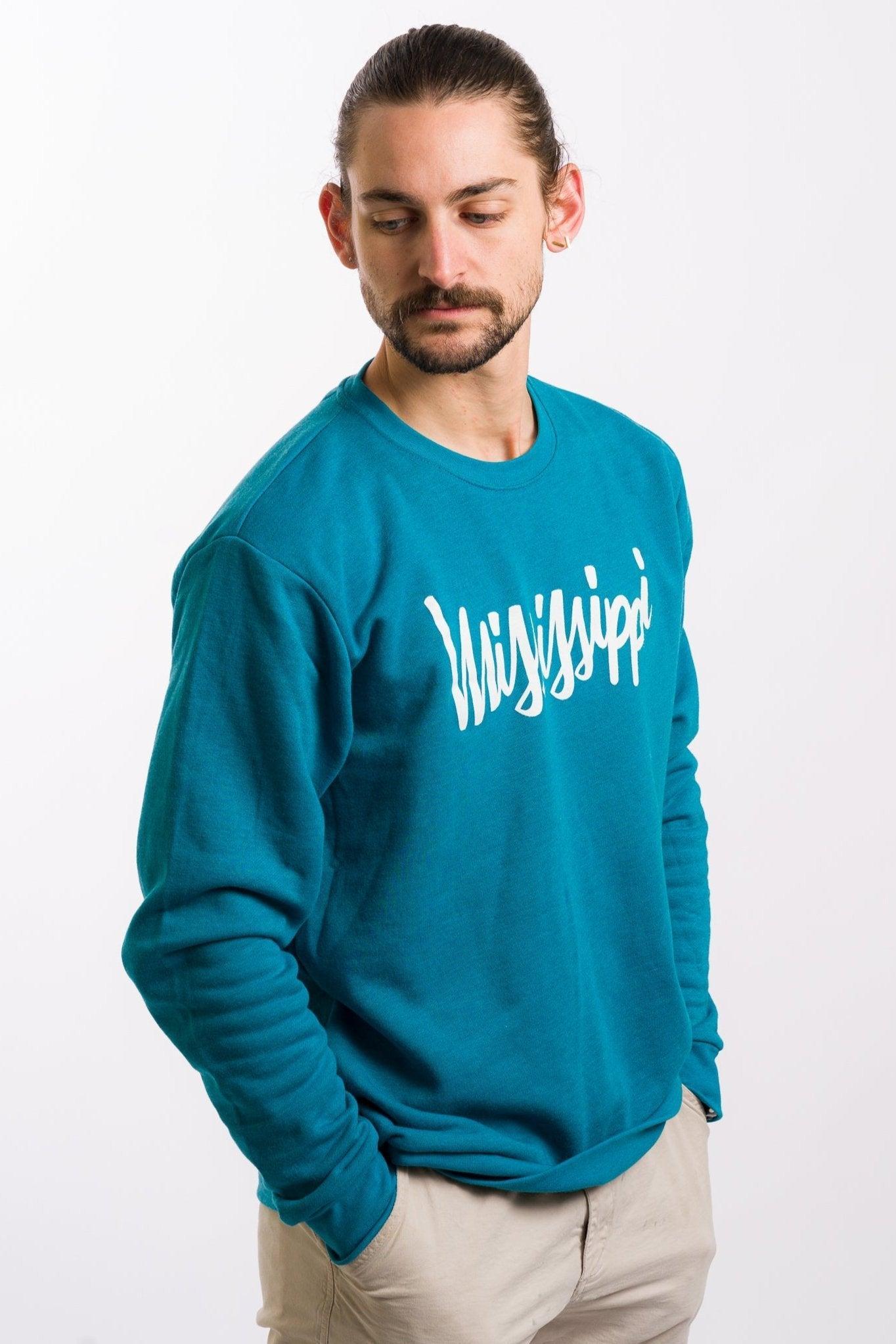 Project Chane Mississippi Cursive Crew Neck Sweat Shirt Product Image