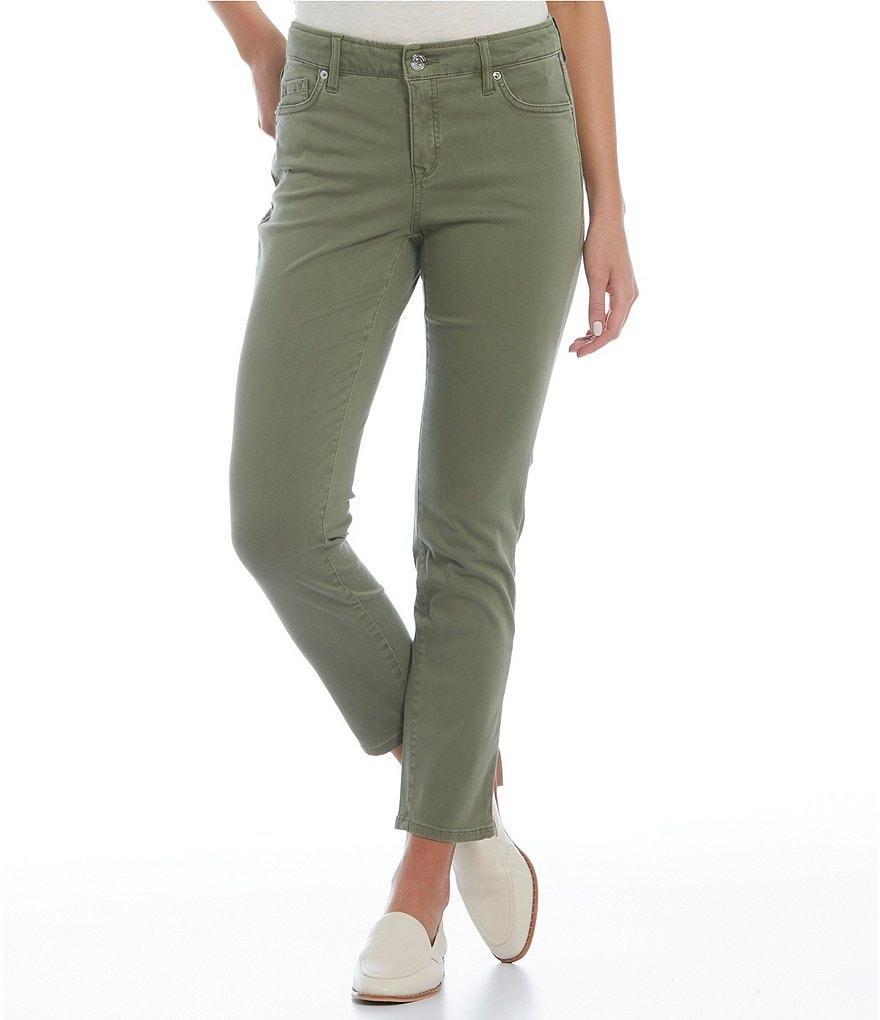 Tommy Bahama Boracay Beach Cotton Blend Stretch Sateen High Rise Ankle Jeans Product Image