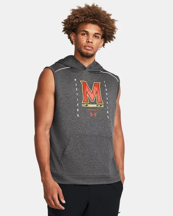 Mens UA Tech Terry Gameday Collegiate Sleeveless Hoodie Product Image