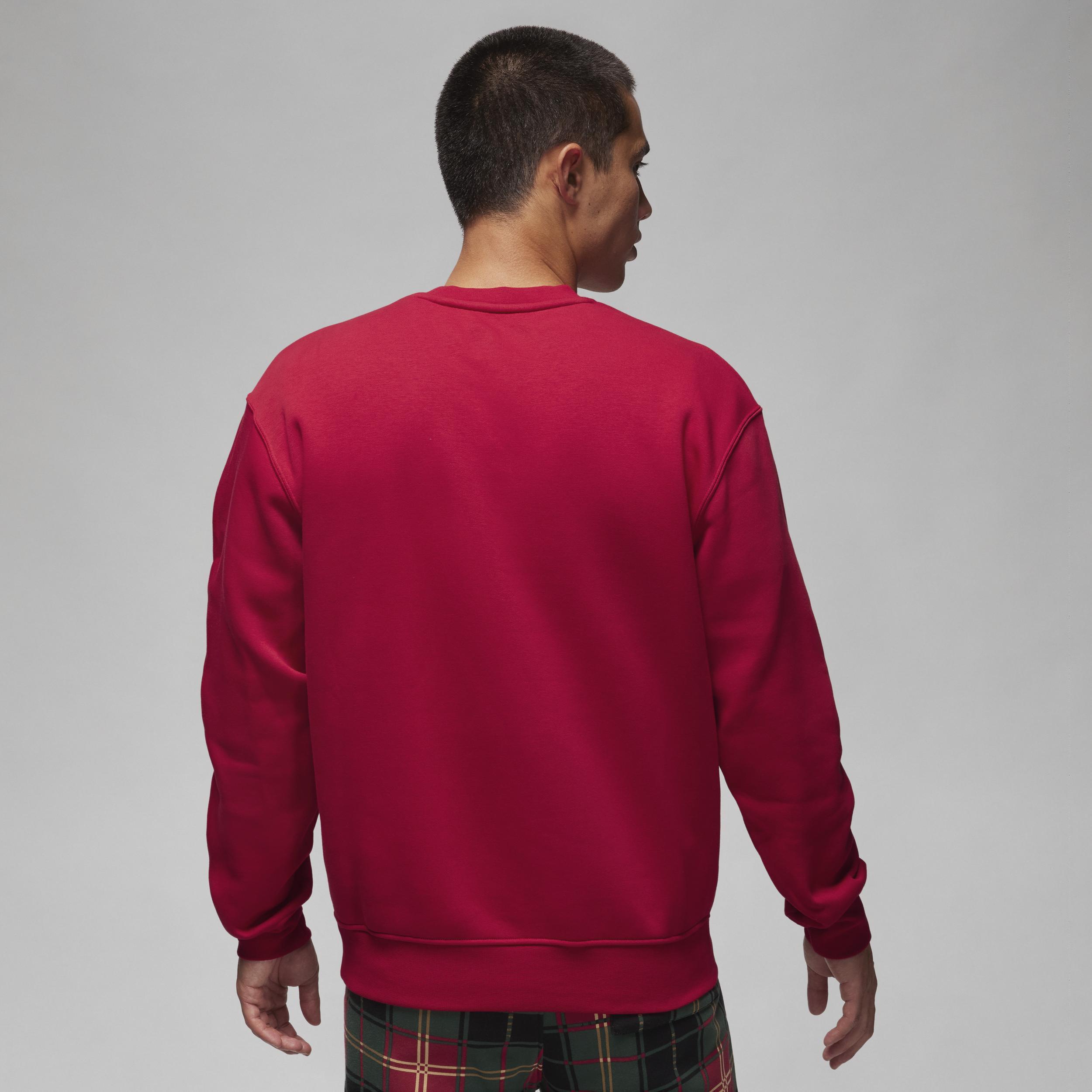 Jordan Mens Essential Holiday Fleece Crewneck Sweatshirt Product Image