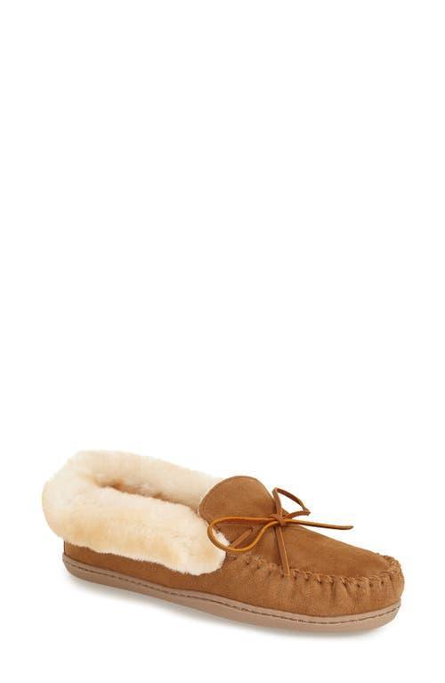 Womens Minnetonka Alpine Sheepskin Moc Casual Shoe Product Image