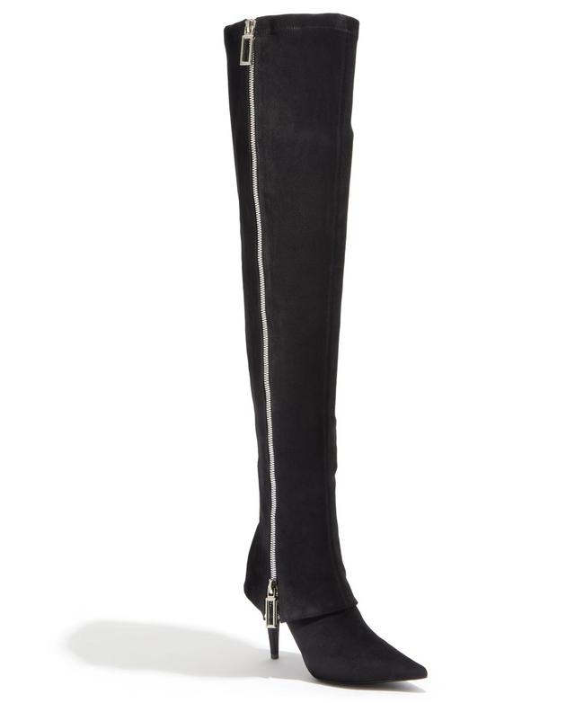 Womens Suede Thigh High Boots ( Manhattan) Product Image