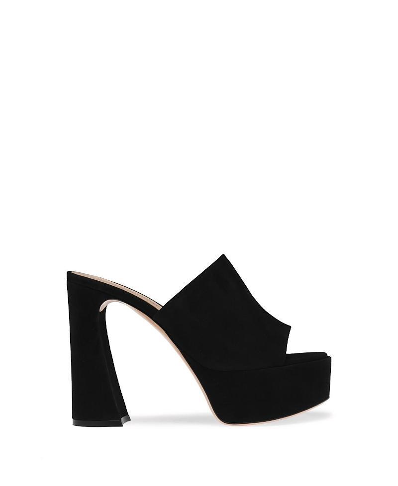 Gianvito Rossi Womens Holly Platform High Heel Mules Product Image