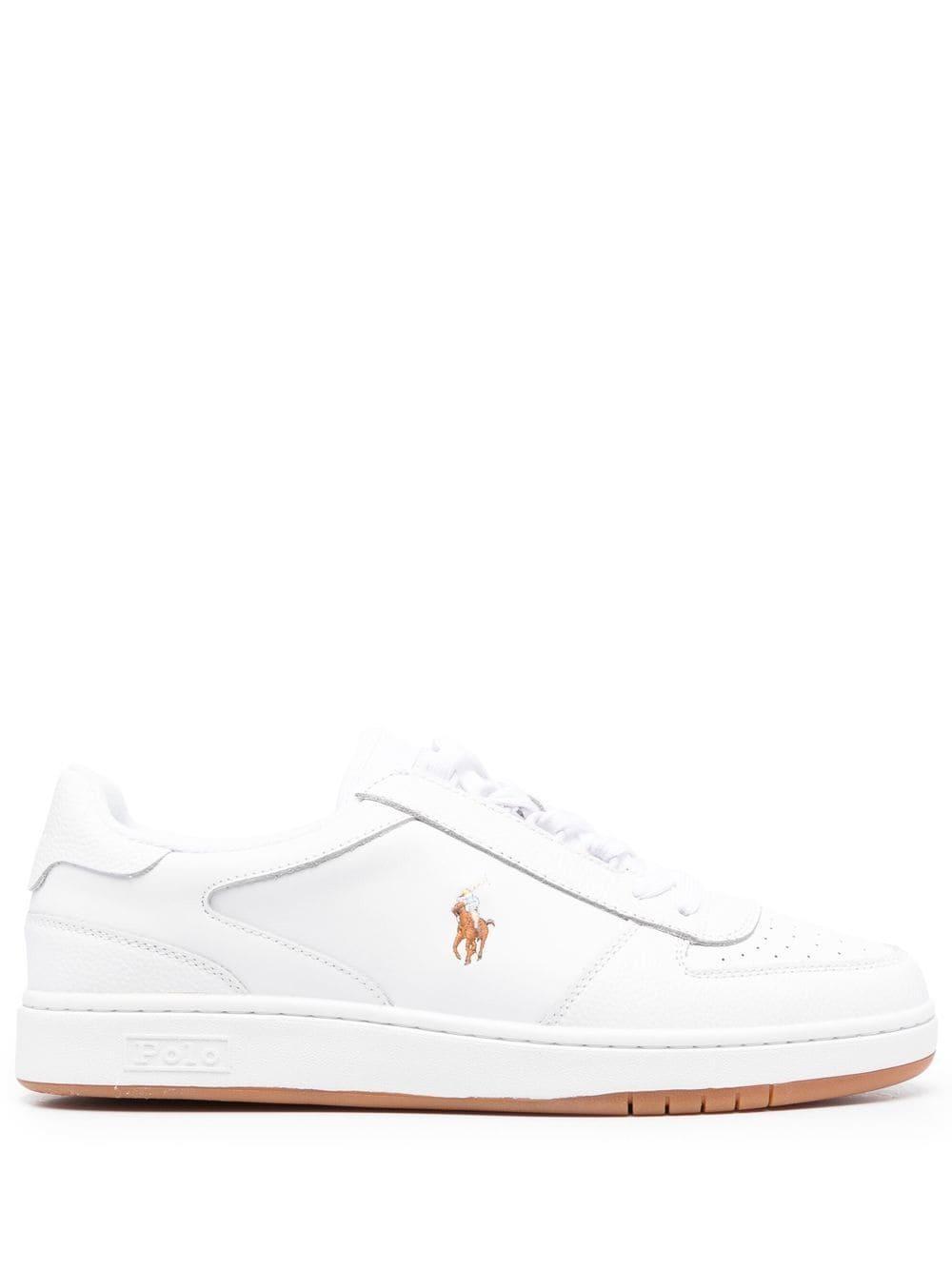 Polo Crt Pp Sneakers Low Top Lace In White Product Image