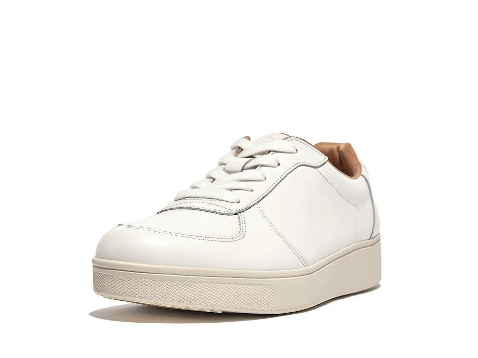 FitFlop Rally Leather Panel Sneakers (Urban White) Women's Shoes Product Image