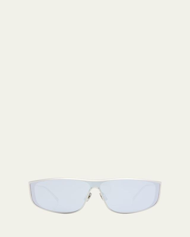 Luna Mirrored Zinc Alloy Shield Sunglasses Product Image