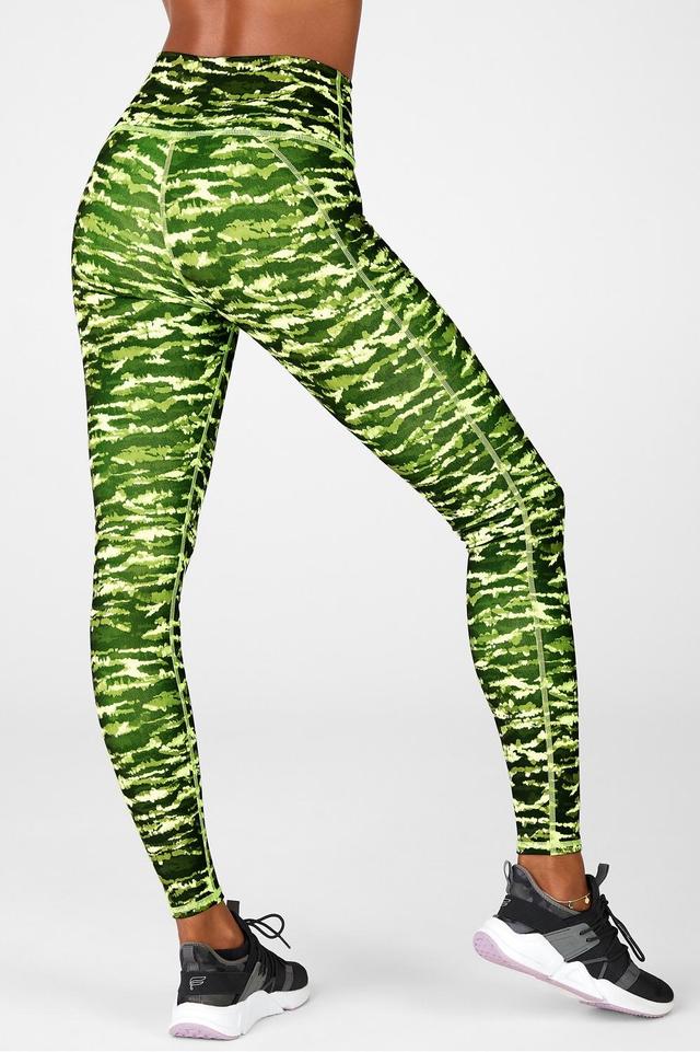 Fabletics Define High-Waisted Legging Womens green Size XXS Product Image