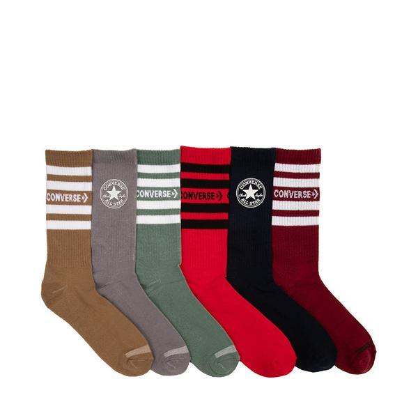 Mens Converse Crew Socks 6 Pack - Multicolor Product Image