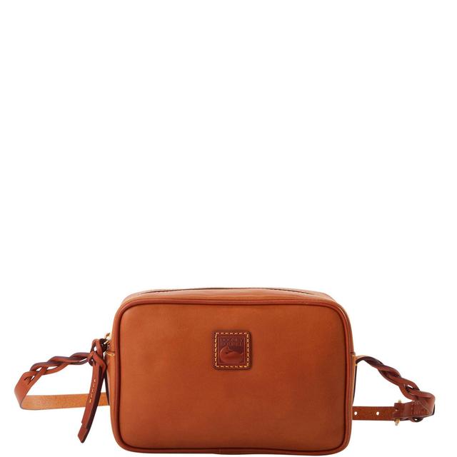 Dooney & Bourke Womens Florentine Loni Crossbody Leather Shoulder Bag in Natural Tan Product Image